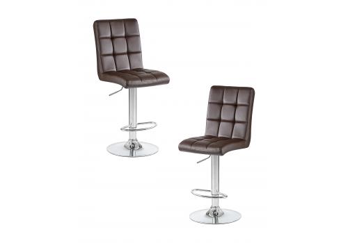  Набор 2 шт Стул барный DOBRIN KRUGER, коричневый, фото 1 