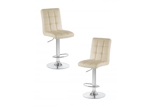  Набор 2 шт Стул барный DOBRIN KRUGER, кремовый, фото 1 