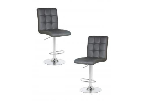  Набор 2 шт Стул барный DOBRIN KRUGER, серый, фото 1 