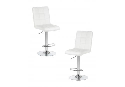  Набор 2 шт Стул барный DOBRIN KRUGER, белый, фото 1 