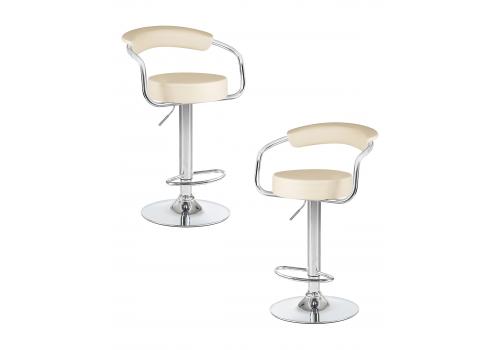  Набор 2 шт Стул барный DOBRIN MARTA, кремовый, фото 1 