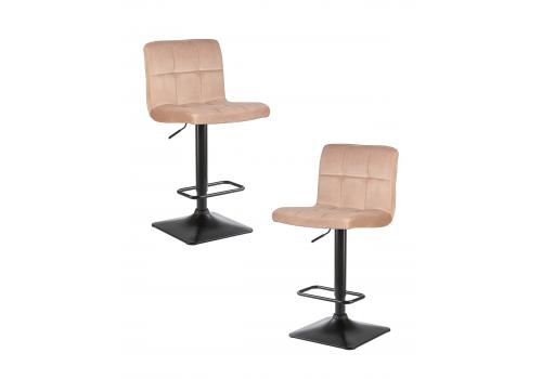  Набор 2 шт Стул барный DOBRIN DOMINIC, мокко велюр (MJ9-9), фото 1 