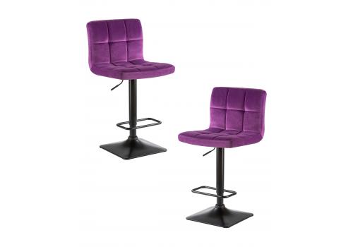  Набор 2 шт Стул барный DOBRIN DOMINIC, фиолет велюр (MJ9-58), фото 1 