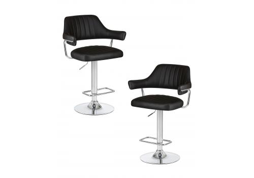  Набор 2 шт Стул барный DOBRIN CHARLY, чёрный, фото 1 