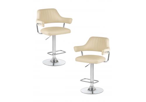  Набор 2 шт Стул барный DOBRIN CHARLY, кремовый, фото 1 
