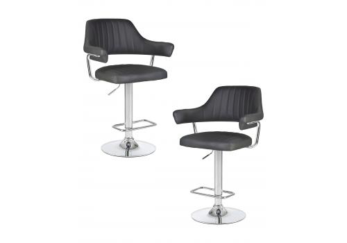  Набор 2 шт Стул барный DOBRIN CHARLY, серый, фото 1 