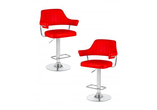  Набор 2 шт Стул барный DOBRIN CHARLY, красный, фото 1 