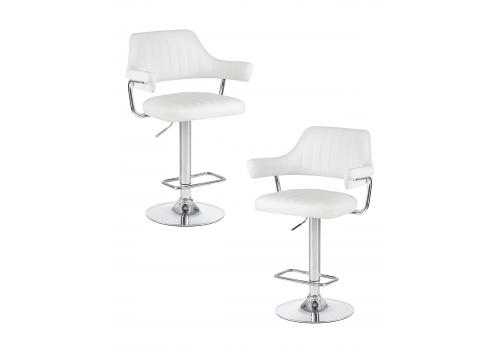  Набор 2 шт Стул барный DOBRIN CHARLY, белый, фото 1 
