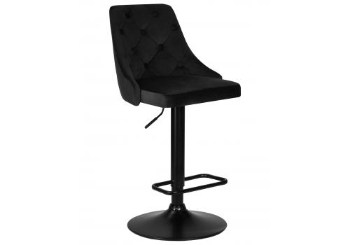  Стул барный DOBRIN JOSEPH BLACK, черный велюр (MJ9-101), фото 1 
