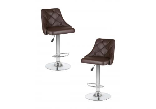 Набор 2 шт Стул барный DOBRIN JOSEPH, коричневый, фото 1 
