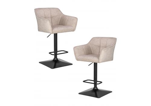  Набор 2 шт Стул барный DOBRIN RALF, бежевый твид (LEO26), фото 1 