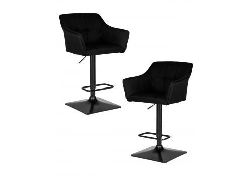  Набор 2 шт Стул барный DOBRIN RALF, черный (LAR-106D-28), фото 1 