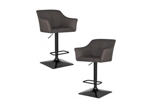  Набор 2 шт Стул барный DOBRIN RALF, темно-серый (LAR-106D-26), фото 1 
