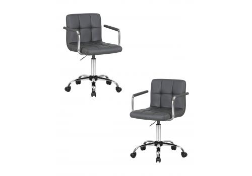  Набор 2 шт Офисное кресло для персонала DOBRIN TERRY, серый, фото 1 