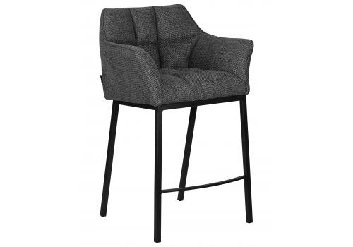  Стул полубарный DOBRIN LUCAS COUNTER, серая ткань (F-22), фото 1 