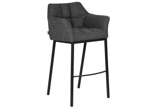  Стул барный DOBRIN LUCAS, серая ткань (F-22), фото 1 