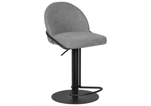  Стул барный DOBRIN OLIVER, серая ткань (FLY1347-17), фото 1 