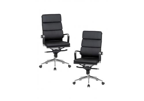  Набор 2 шт Офисное кресло для руководителей DOBRIN ARNOLD, чёрный, фото 1 