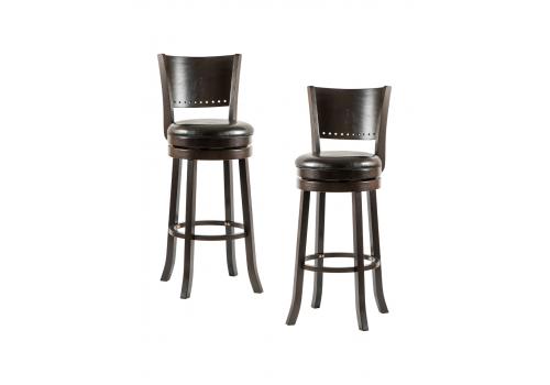  Набор 2 шт Стул барный DOBRIN TONY BAR, капучино, чёрный, фото 1 