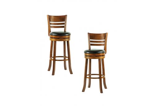  Набор 2 шт Стул барный DOBRIN WILLIAM BAR, шоколад, чёрный, фото 1 