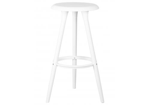 Табурет барный DOBRIN ROYCE WHITE, белый (W-02), фото 1 