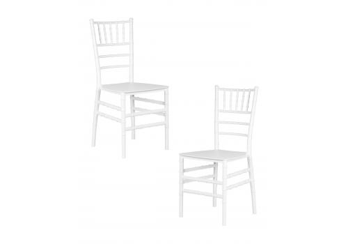  Набор 2 шт Стул обеденный DOBRIN LINDA, белый, фото 1 