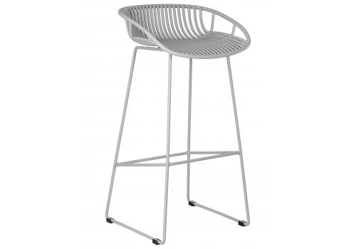  Стул барный DOBRIN FRANK, светло-серый, фото 1 