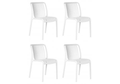  Набор 4 шт Стул обеденный DOBRIN WALTER, белый, фото 1 