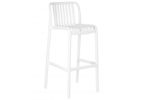  Стул барный DOBRIN CHLOE BAR, белый (W-02), фото 1 