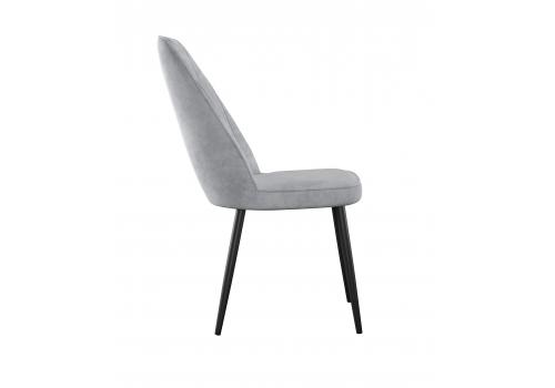  Стул DikLine 327 поворотный B22 GREY, ножки черные, фото 4 