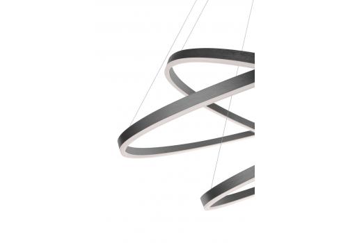  Люстра Orblaze 3 rings 800 black, фото 2 