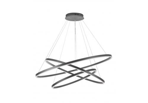  Люстра Orblaze 3 rings 1000 black, фото 1 