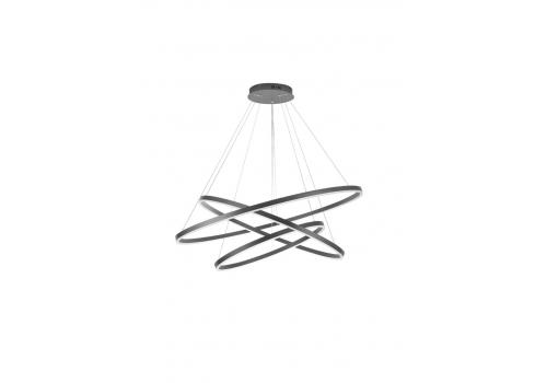  Люстра Orblaze 3 rings 600 black, фото 1 