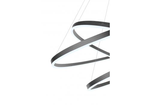  Люстра Orblaze 3 rings 800 black, фото 5 