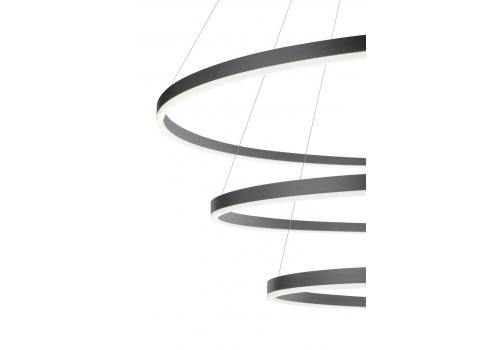  Люстра Orblaze 3 rings 800 black, фото 8 