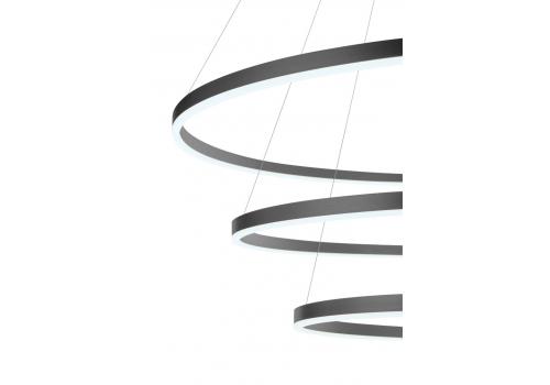  Люстра Orblaze 3 rings 800 black, фото 10 