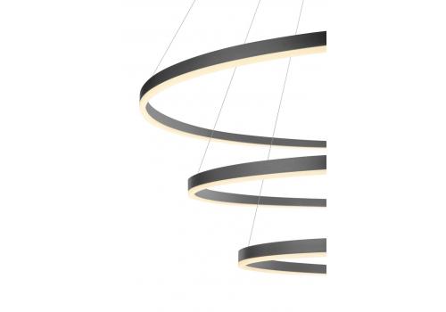  Люстра Orblaze 3 rings 800 black, фото 9 