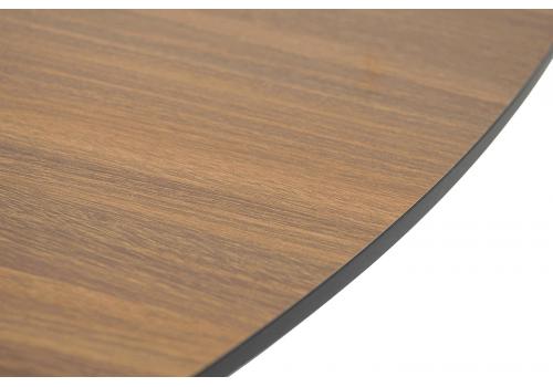  "Рио" стол из HPL круглый Ø160см, H75, цвет столешницы "дуб", фото 4 