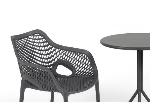  "Беллини" обеденная группа на 2 персоны, цвет темно-серый, фото 12 