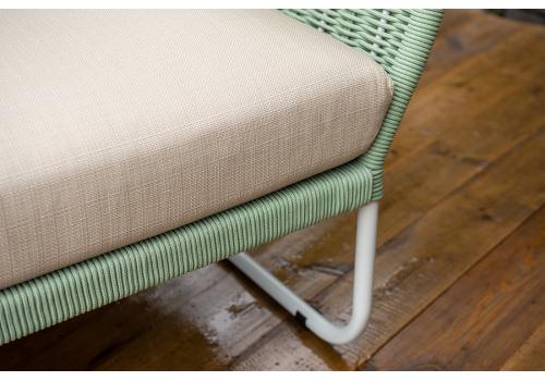  "Фиджи" лаунж-зона 5-местная плетеная из роупа (веревки), каркас алюминиевый светло-серый, роуп зеленый (4204), фото 18 