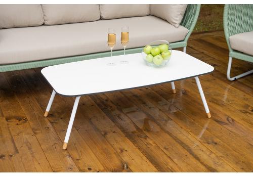  "Фиджи" лаунж-зона 5-местная плетеная из роупа (веревки), каркас алюминиевый светло-серый, роуп зеленый (4204), фото 26 