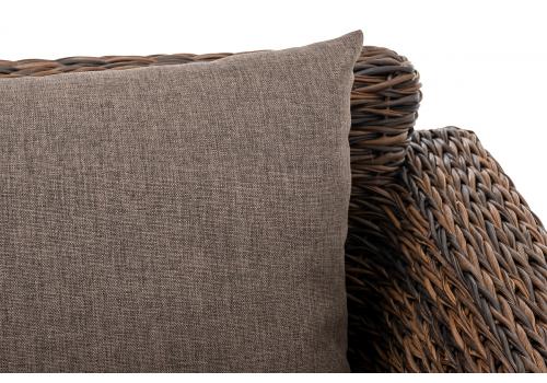  "Капучино" кресло из искусственного ротанга (гиацинт), цвет коричневый, фото 7 
