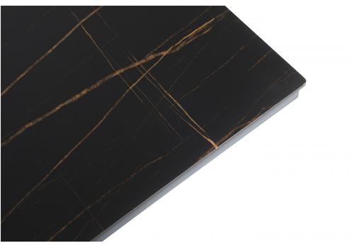  "Рио" стол из HPL 300х120см, цвет столешницы "черный мрамор", угол R3мм, фото 5 