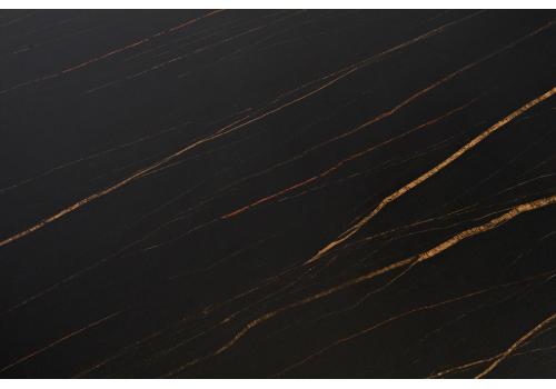  "Рио" стол из HPL 300х120см, цвет столешницы "черный мрамор", угол R3мм, фото 6 