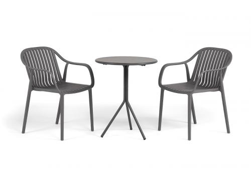  "Мохито" обеденная группа на 2 персоны, цвет темно-серый, фото 1 