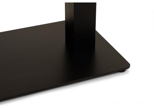  "Каффе" стол из HPL 110х70см, цвет "дуб", подстолье стальное двойное, фото 4 