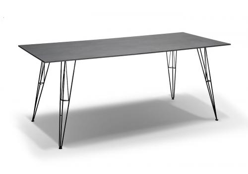 "Руссо" обеденный стол из HPL 150х80см, цвет серый гранит, фото 1 