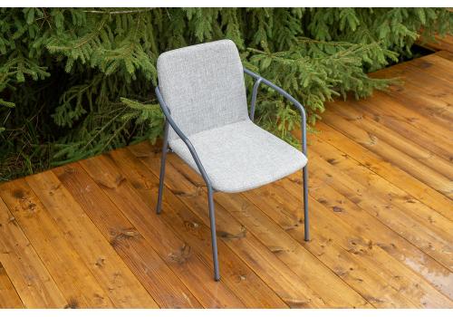  "Марокко" стул из текстилена nanotex, алюминиевый каркас, цвет серый, фото 4 