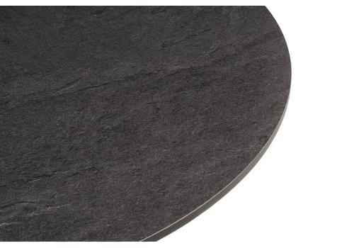  "Тюльпан" стол из HPL круглый Ø70см, цвет "серый гранит", фото 2 