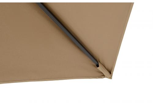  "Фабриано" зонт двухкупольный 3x3м на алюминиевой опоре, тент темно-серый, фото 6 